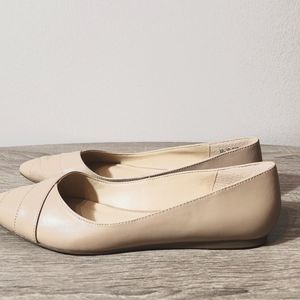 FRANKO SARTO WOMEN'S SHOES LEATHER UPPER SIZE 8,5 BEIGE COLOR